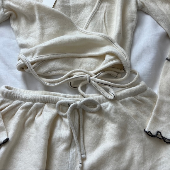 Urban outfitters Wrap Top & Short Set - Picture 6 of 7